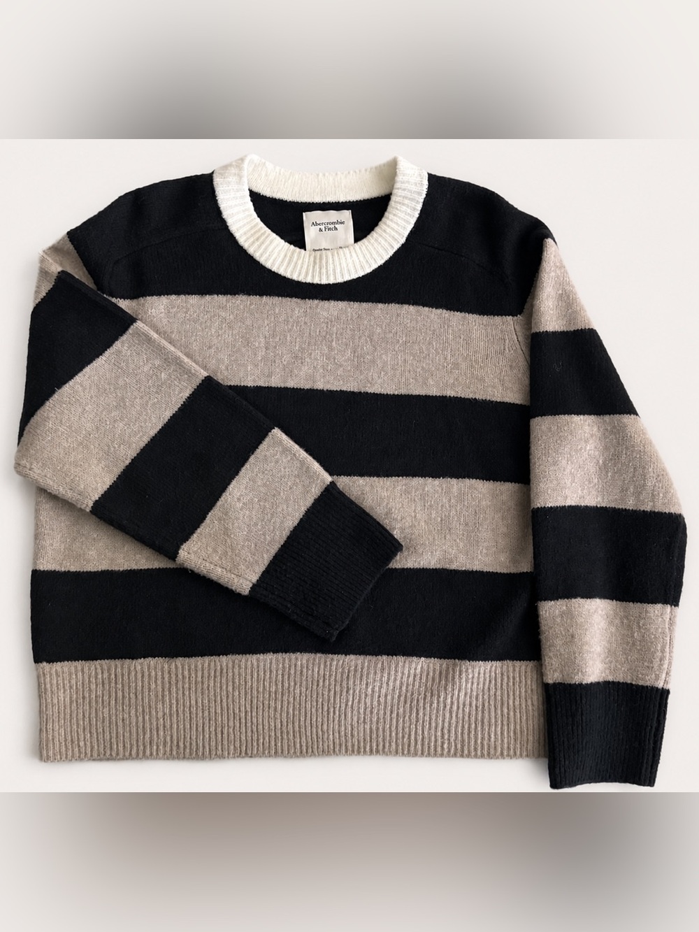 Abercrombie & Fitch Striped Crew Sweater